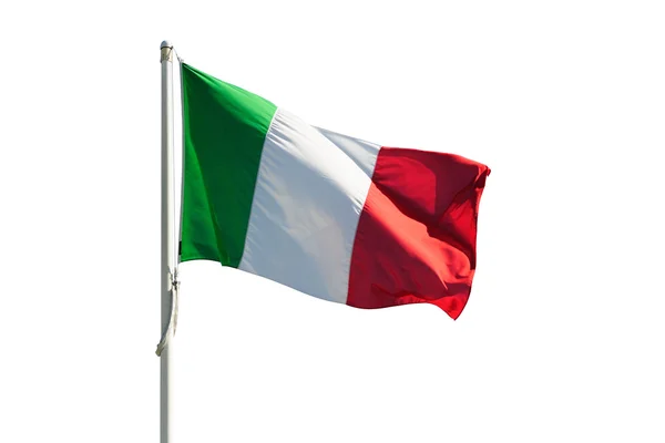 Italiensk flagg — Stockfoto