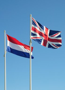 İngiltere ve Hollanda bayrağı