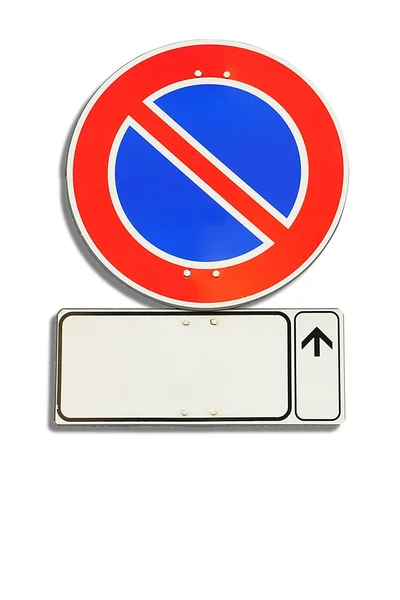 No parking road sign — Stock Photo, Image