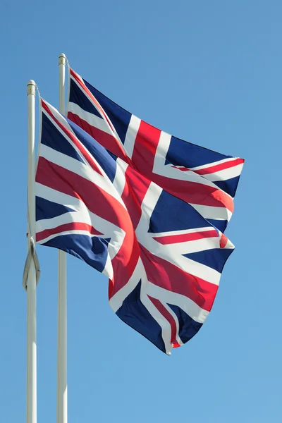 Μεγάλη Βρετανία σημαίες — Φωτογραφία Αρχείου