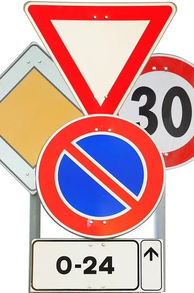 Collection of road sign — Stock Photo, Image
