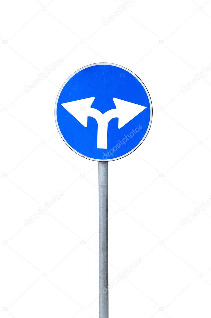 Crossroad sign
