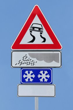 Slippery when wet clipart