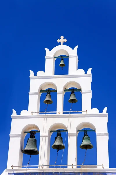 Chiesa ortodossa a Santorini Immagine Stock