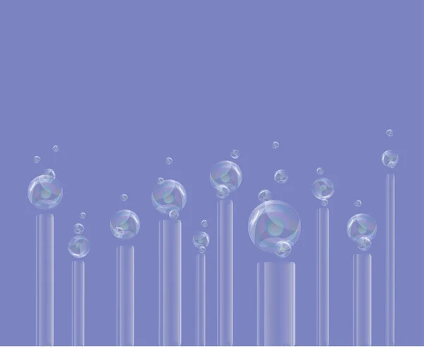 肾小管的泡沫 — 图库矢量图片