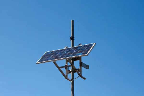 O painel solar — Fotografia de Stock