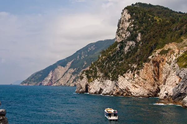 stock image Cinque Terre with boat