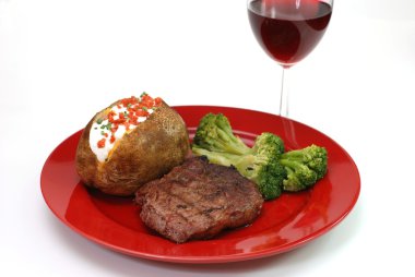 Steak and Potato clipart