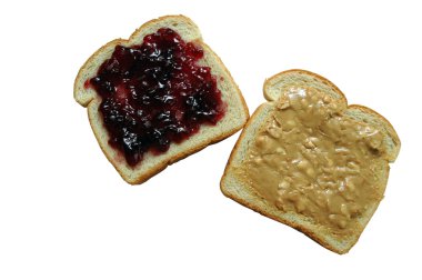 Peanut Butter and Jelly Sandwich clipart