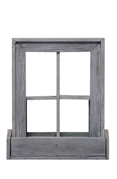 Деревянное окно — стоковое фото