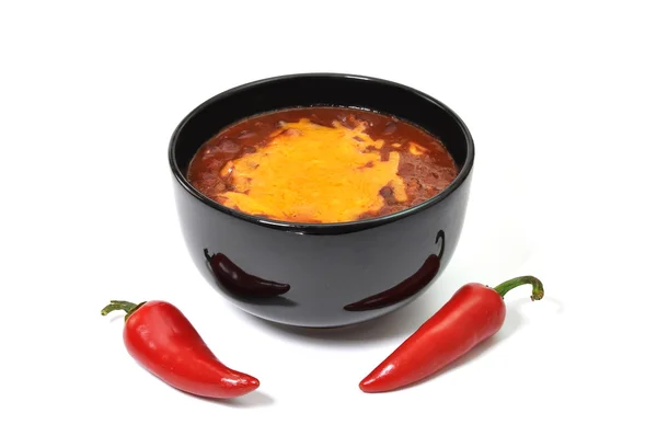 Chili und Paprika — Stockfoto