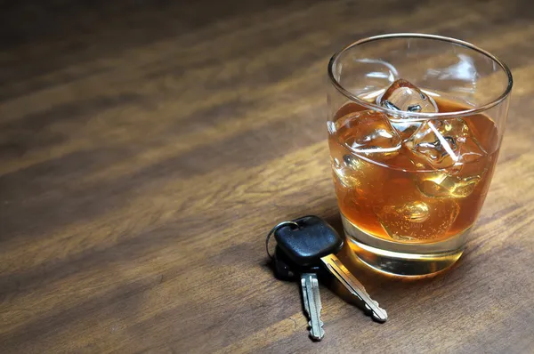 Drinking and Driving — Stock Photo, Image