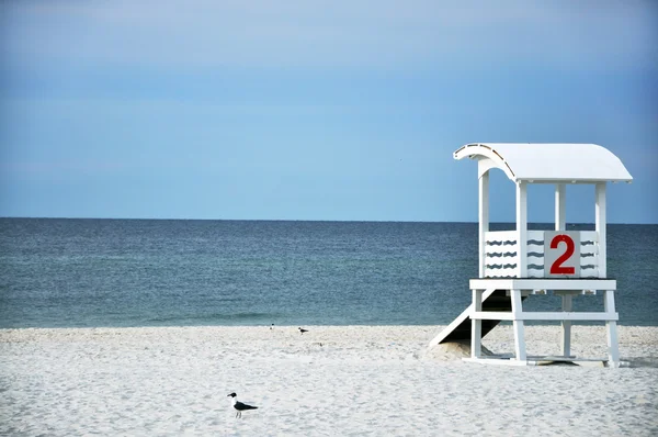 Lifeguard Hut on Beach — Stock Photo, Image