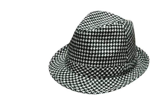 Houndstooth Hat Isolated — Stock Photo, Image