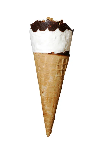 Cone de sorvete isolado — Fotografia de Stock