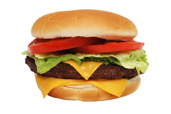 Cheeseburger Isolated — Stock Photo, Image