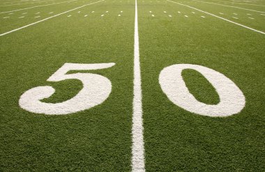 American Football Field 50 Yard Line clipart