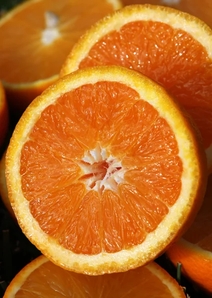 Hi res orange slices background — Stock Photo, Image