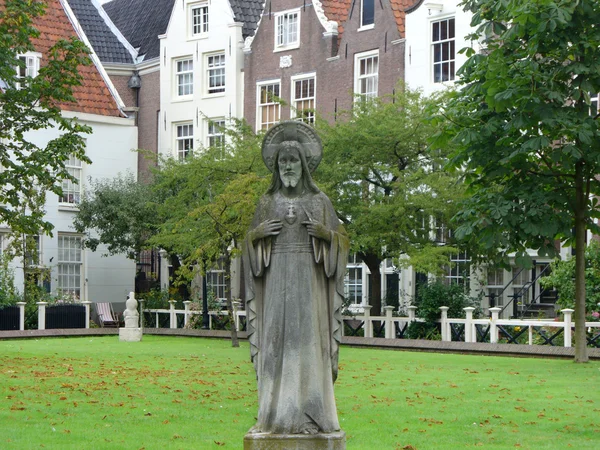 阿姆斯特丹雕像 — 图库照片