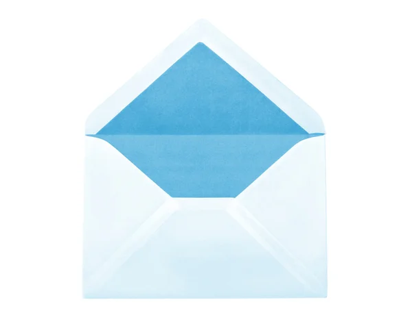 Envelope azul — Fotografia de Stock