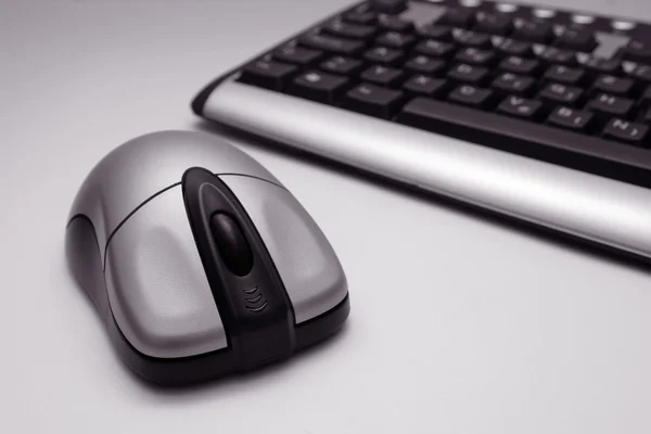 Mouse e teclado sem fios Fotografia De Stock