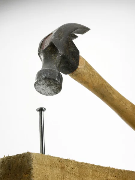 stock image Hammer and nail