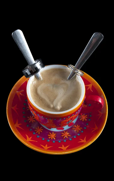 Un café en amoureux — Stock Photo, Image