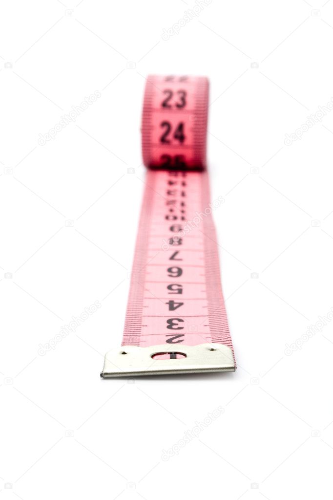 Meter on a white background