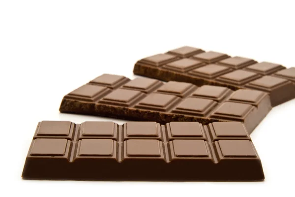 Parça siyah çikolata — Stok fotoğraf