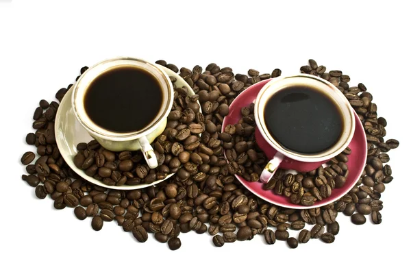 Кофе в чашках — стоковое фото