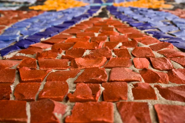 Retirada do mosaico — Fotografia de Stock
