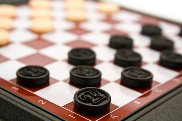 Checkers on the field — Stock Photo, Image