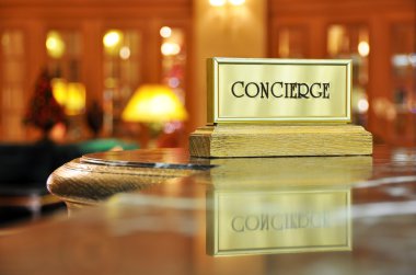 Concierge desk clipart