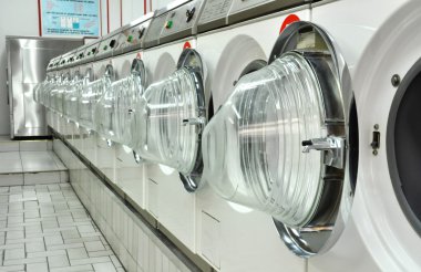 A laundromat clipart