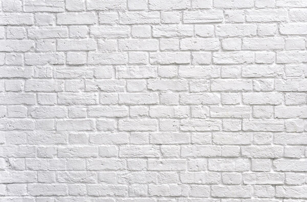 White brick wall Stock Image