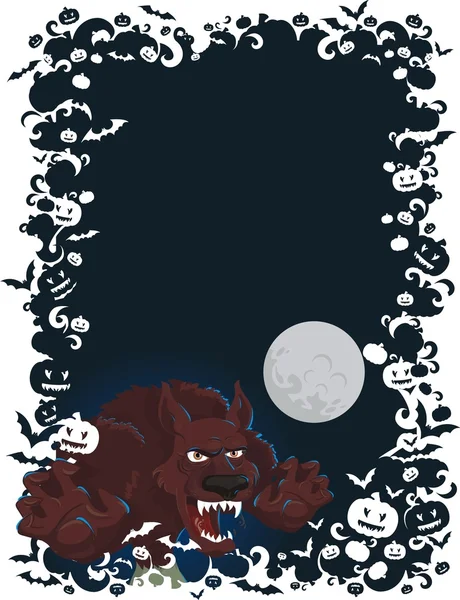 Loup-garou — Image vectorielle