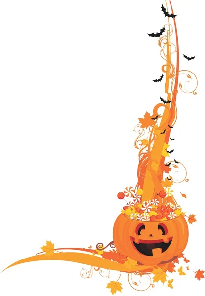 Halloween cukorkát háttér — Stock Vector