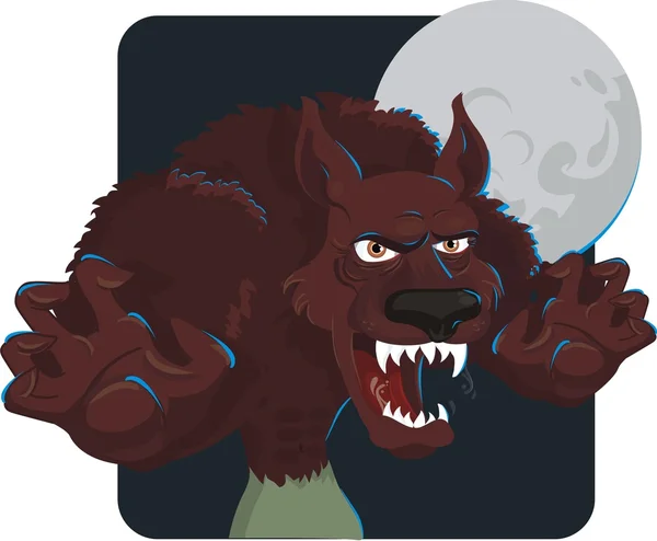 Hombre lobo de Halloween — Archivo Imágenes Vectoriales