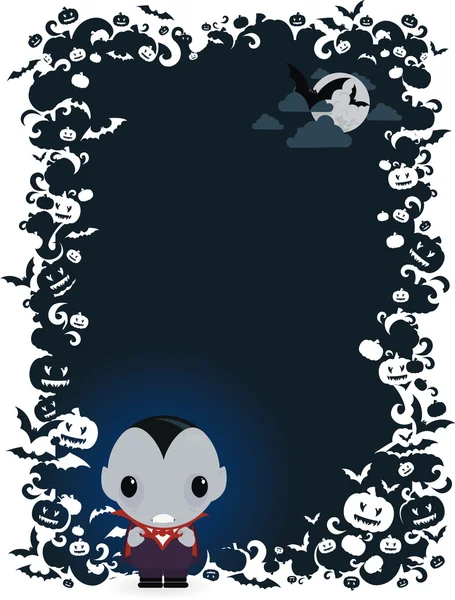Vampiro de Halloween Ilustração De Stock
