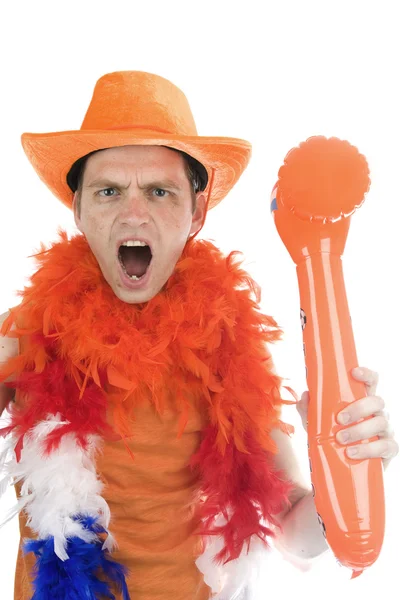 Stock image Soccor fan yelling