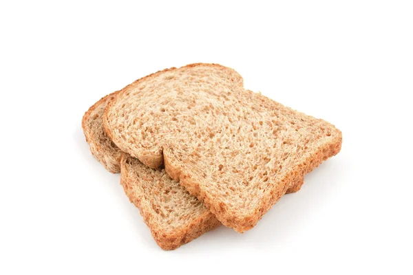 stock image 2 slices bread