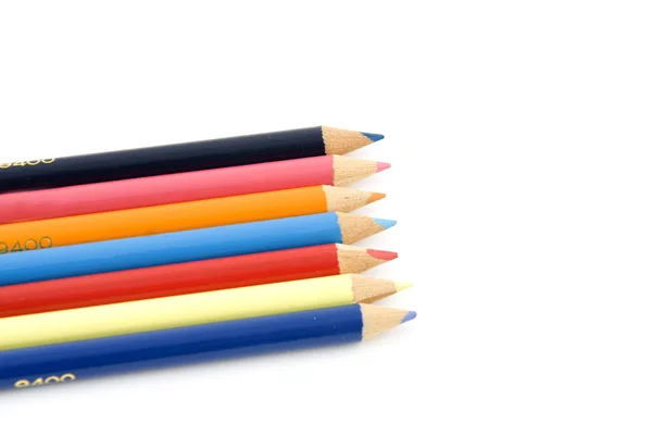 Lápices de colores Imágenes de stock libres de derechos