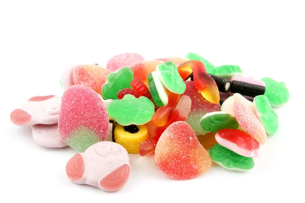 Verschiedene Arten von Süßigkeiten — Stockfoto
