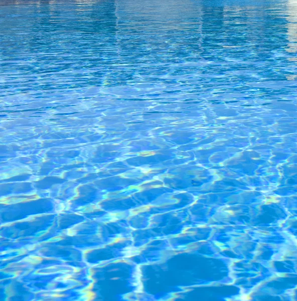 Rippling water in a swimming pool — Stock Photo, Image