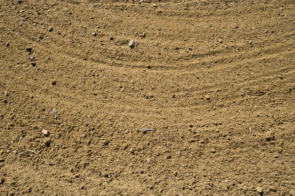 Course sand in a golf bunker background — Stock Photo, Image