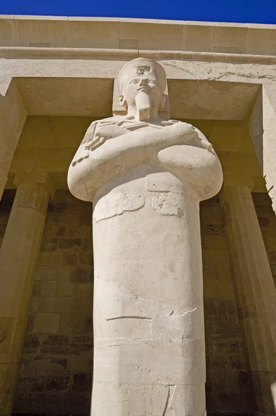Estátuas no Templo Hatshepsut — Fotografia de Stock