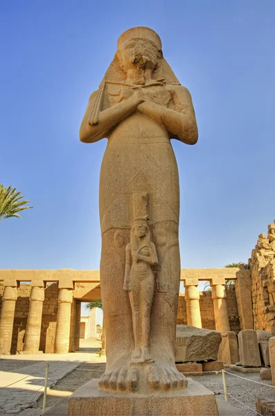 Estatuas en el Templo de Ramsés III —  Fotos de Stock