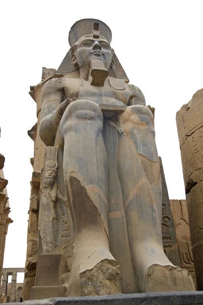 Socha Ramesse II v luxor chrám — Stock fotografie