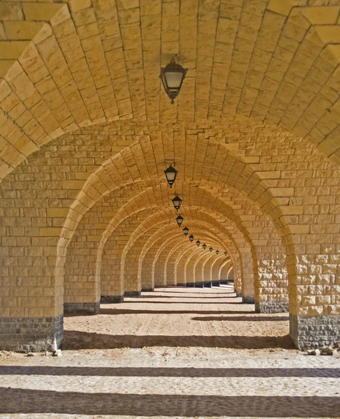 走廊的拱门 — 图库照片