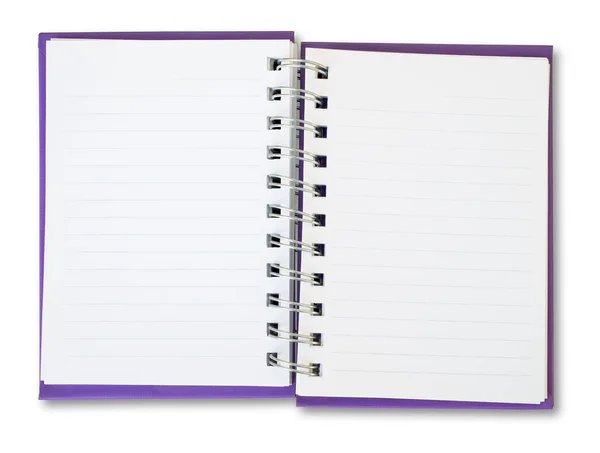 Libro de notas púrpura —  Fotos de Stock